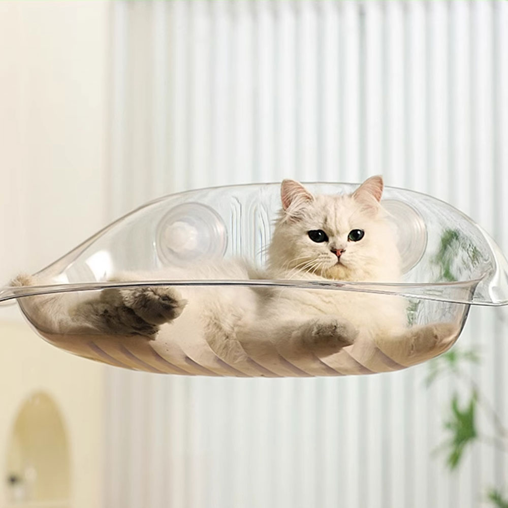 크레용펫 고양이 창문 해먹 투명 클리어 아크릴 이미지 6