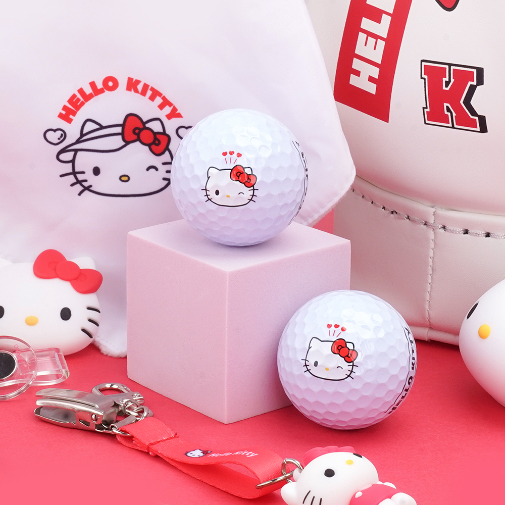 산리오 골프공 3피스 12개입 고반발 비거리 선물 이미지 2
