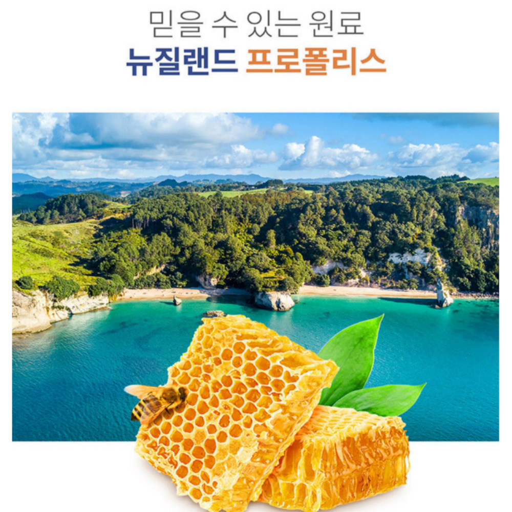뉴질랜드 미니 프로폴리스 아연 효능 효과 면역력에좋은 3박스 - 상세 이미지 3