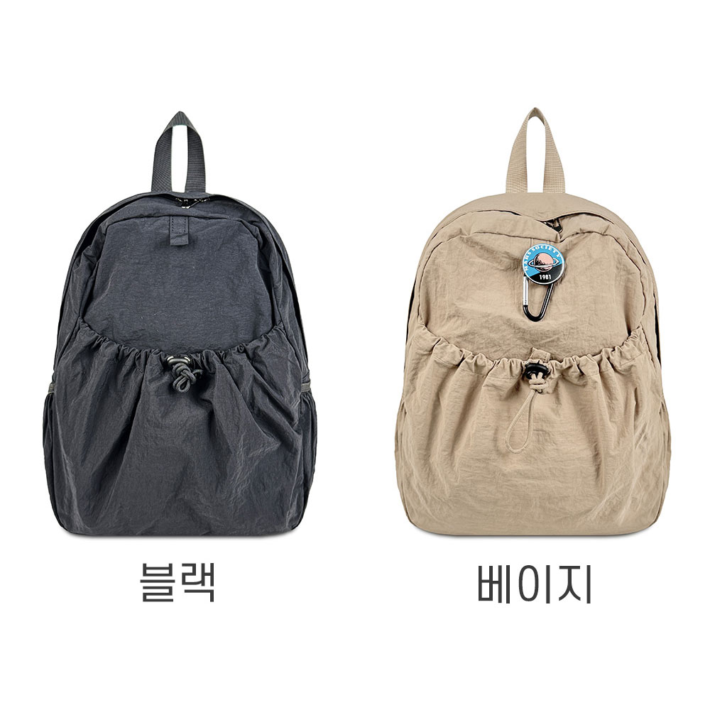 가벼운 나일론 백팩 나들외 외출 아담한 초경량 백팩 엄마 할머니 등에메는 가방 이미지 7