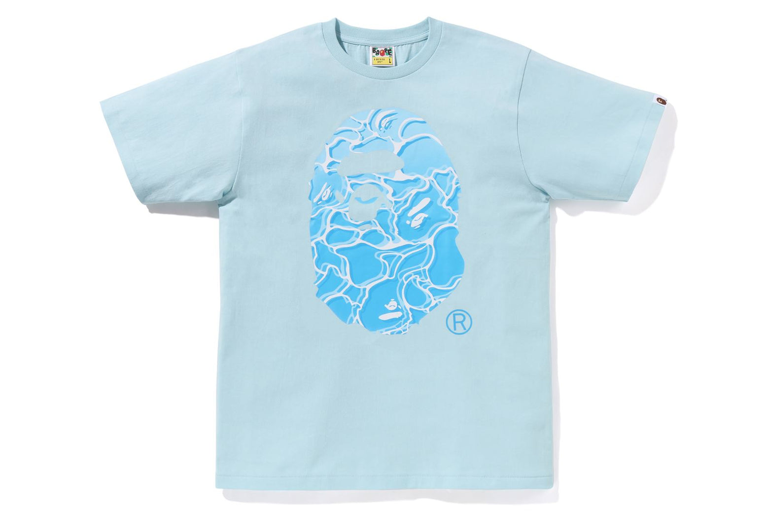 베이프 반팔티 ABC SEA SURFACE CAMO APE HEAD 1K70-110-004 - 상세 이미지 2