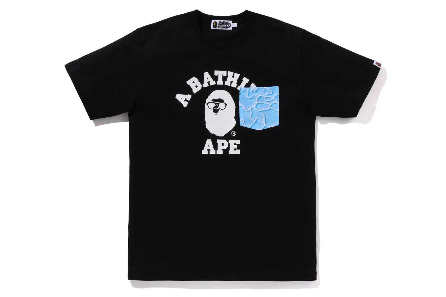 베이프 반팔티 ABC SEA SURFACE CAMO POCKET COLLEGE 1K70-109-001 - 상세 이미지 3