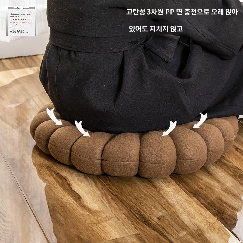 원형 대형 사각 인테리어 귀여운 비스켓 방석 쿠키 - 상세 이미지 3