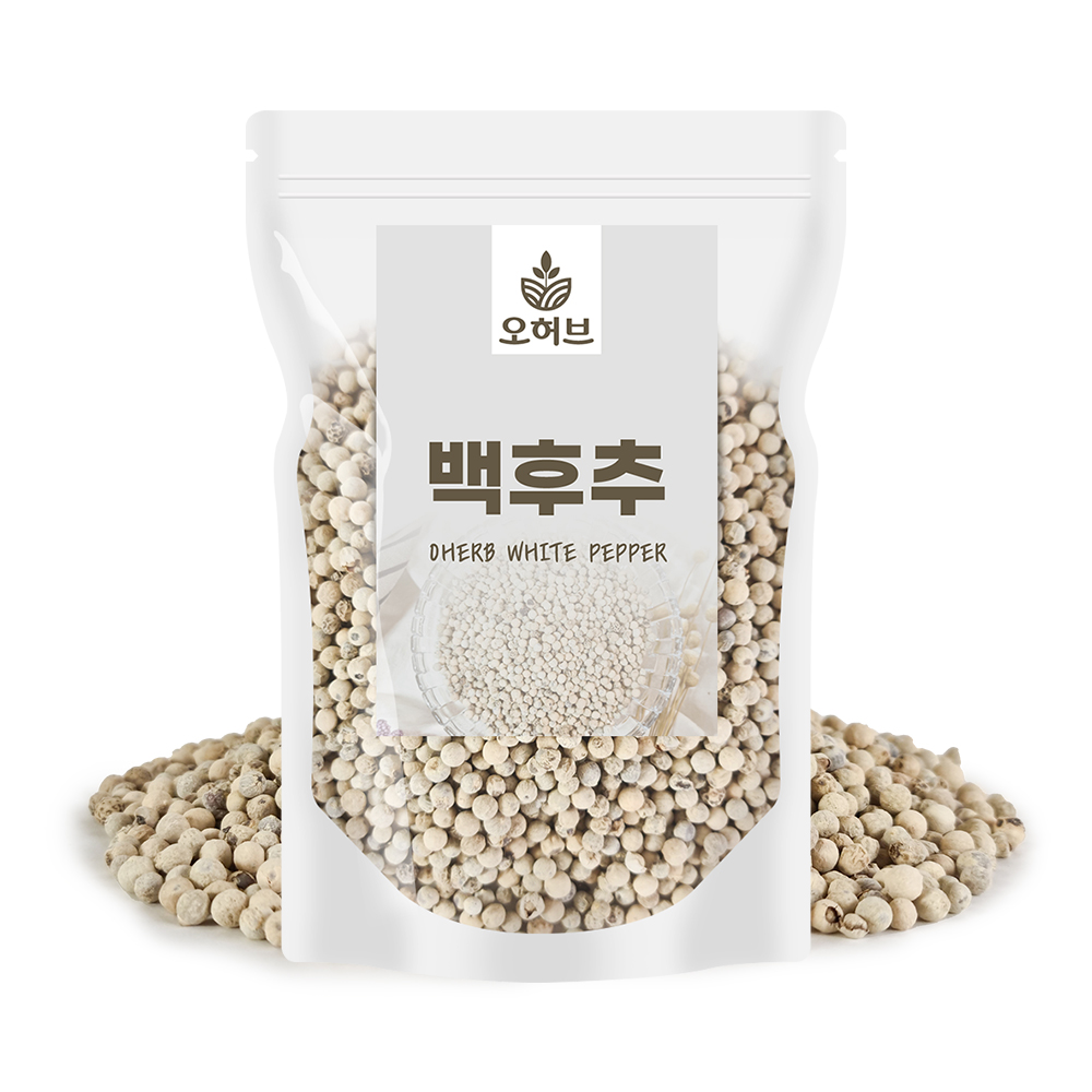 백후추 통후추 후추 화이트페퍼 500g, 1개 - 상품 이미지