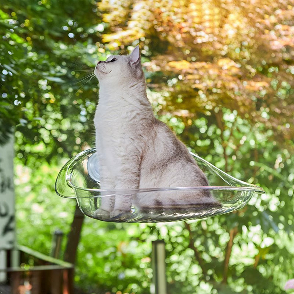 크레용펫 고양이 창문 해먹 투명 클리어 아크릴 - 상세 이미지 2