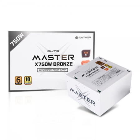 몬스타 몬스타 가츠 MASTER X X750W 80PLUS브론즈 화이트 ATX3.1