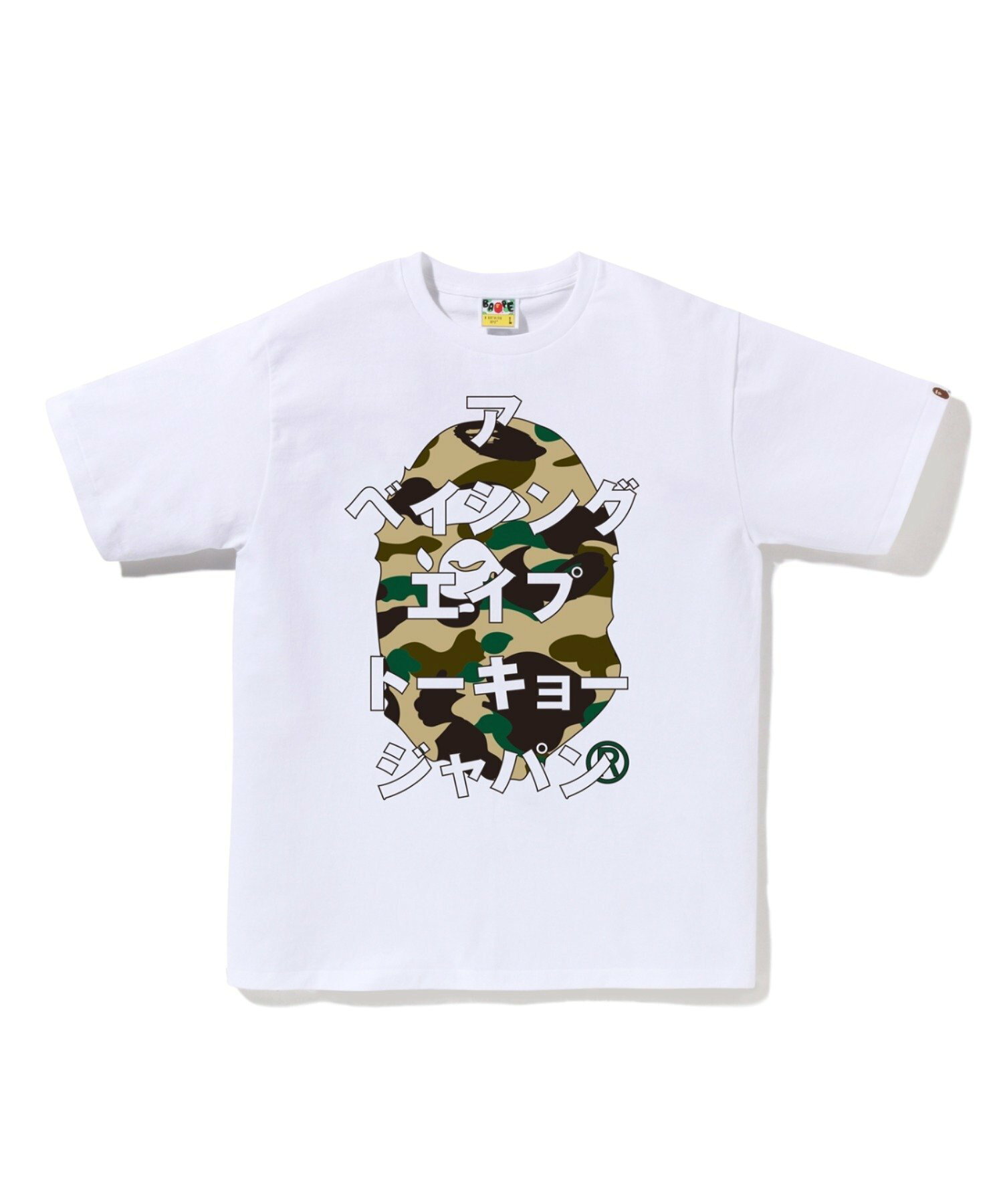 베이프 BAPE 카모 카타카나 티 A BATHING APE 1ST 4컬러 - 상세 이미지 3