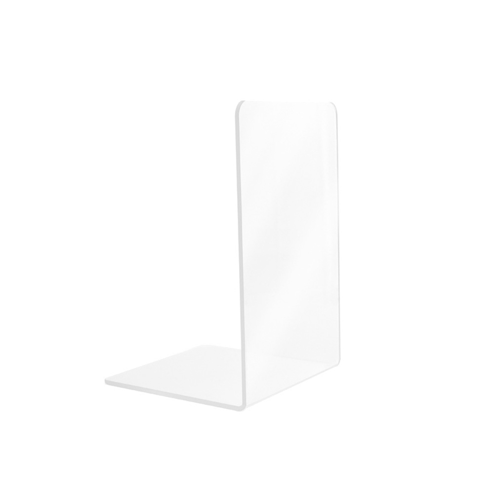 아크릴 책꽂이 책상위 책장 칸막이 간이 투명 책꽂이 미니 책정리대 북엔드 4칸