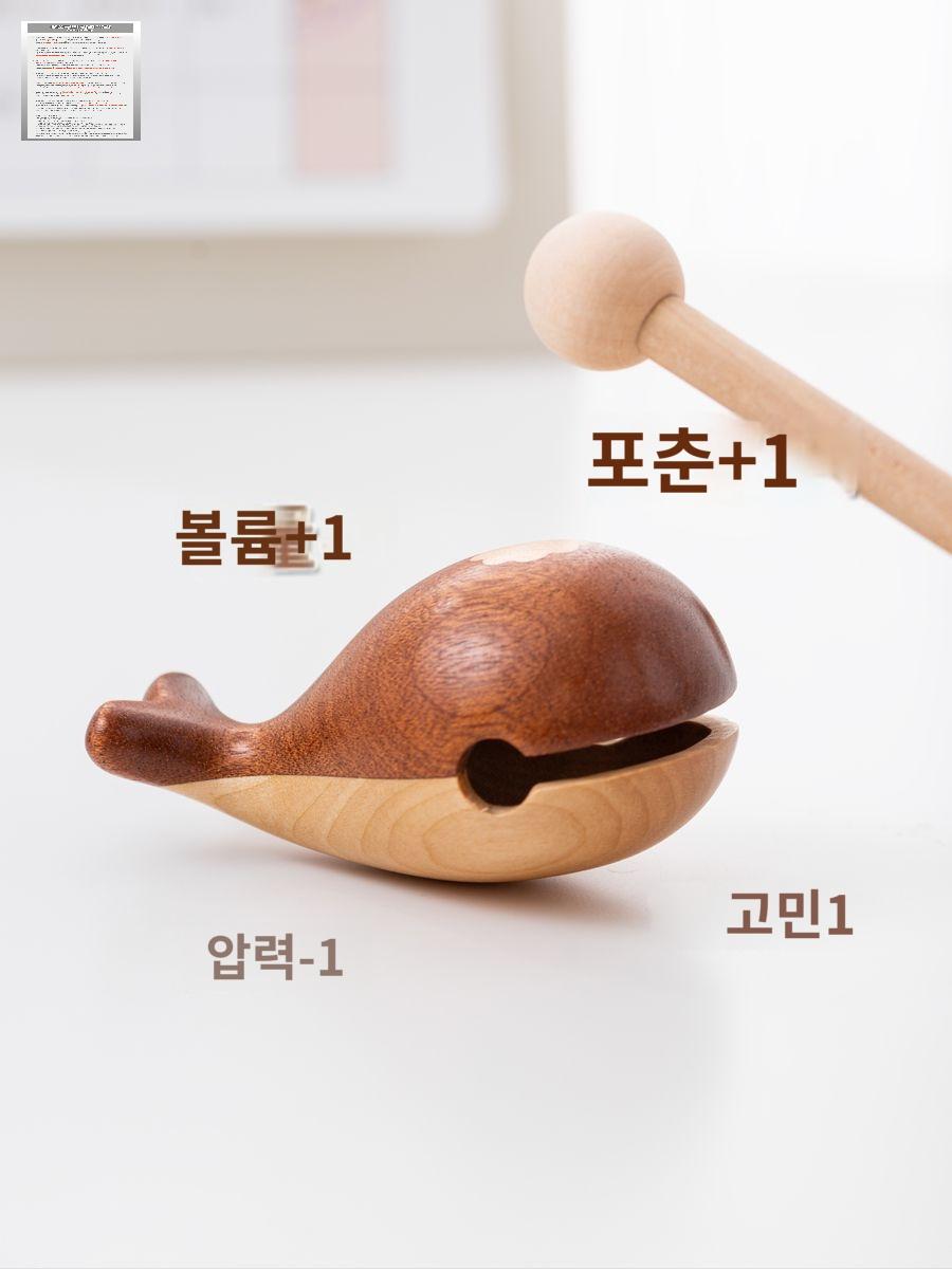 목탁 정음 기도용 심신 안정 살구나무 - 상세 이미지 4