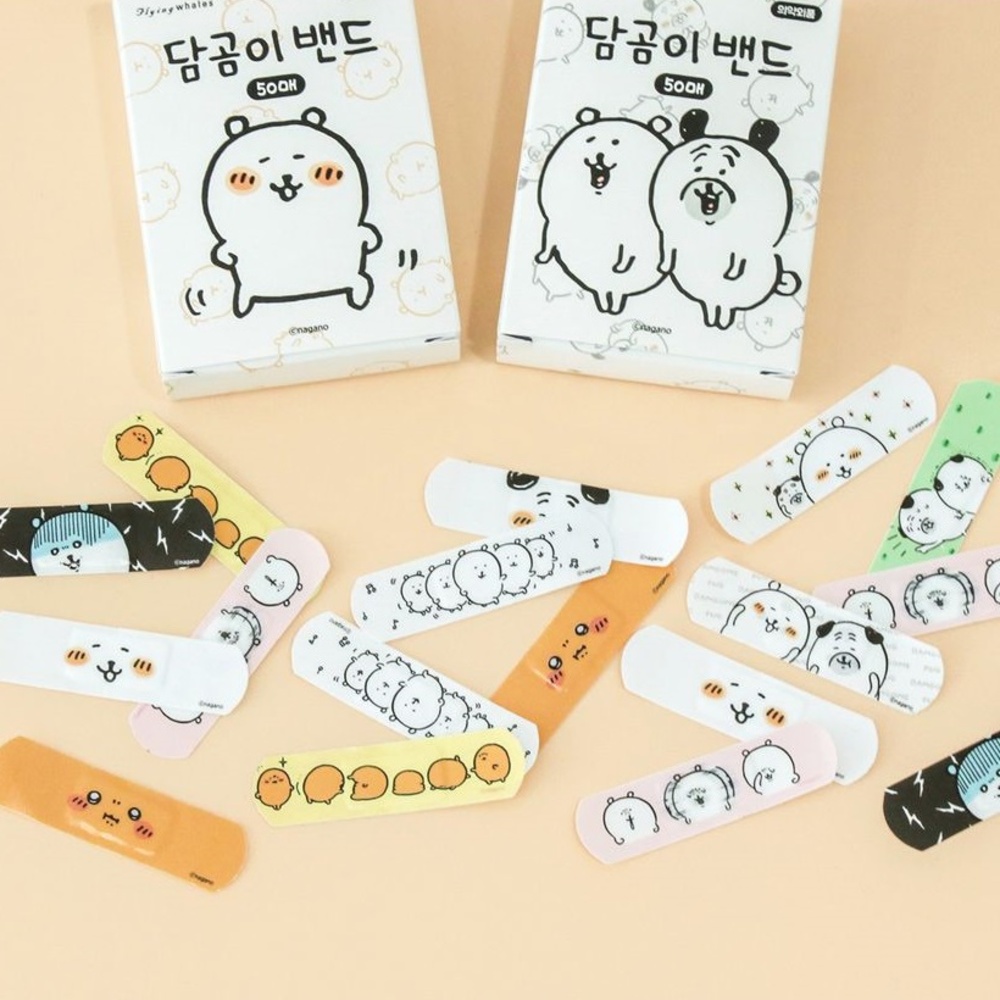 담곰이 캐릭터 상처 밴드 표준형 50매 어린이 키즈 유아 의료용 일회용 컬러 반창고 - 상세 이미지 3