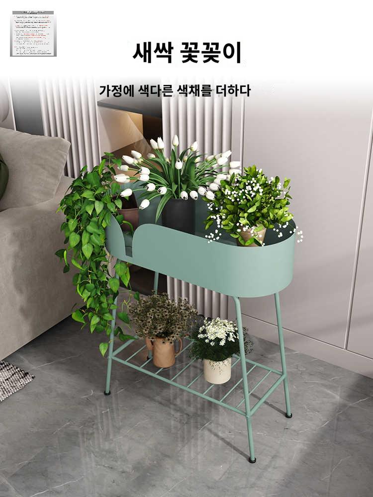 화분 정리대 거실 화분대 다육이 선반 거치대 정리대 - 상품 이미지