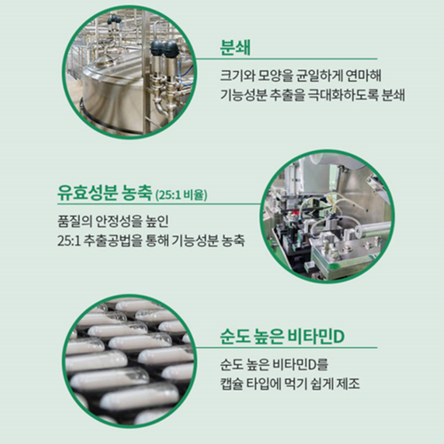 엔젯오리진 뉴질랜드 초록입홍합 17500 비타민D 30캡슐 3박스 3개월 관절 연골 뼈 이미지 6