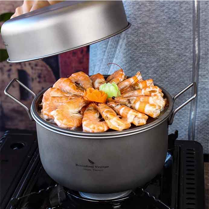 티타늄 코펠 식기 캠핑 A세트 키녹스 벨락 야연냄비