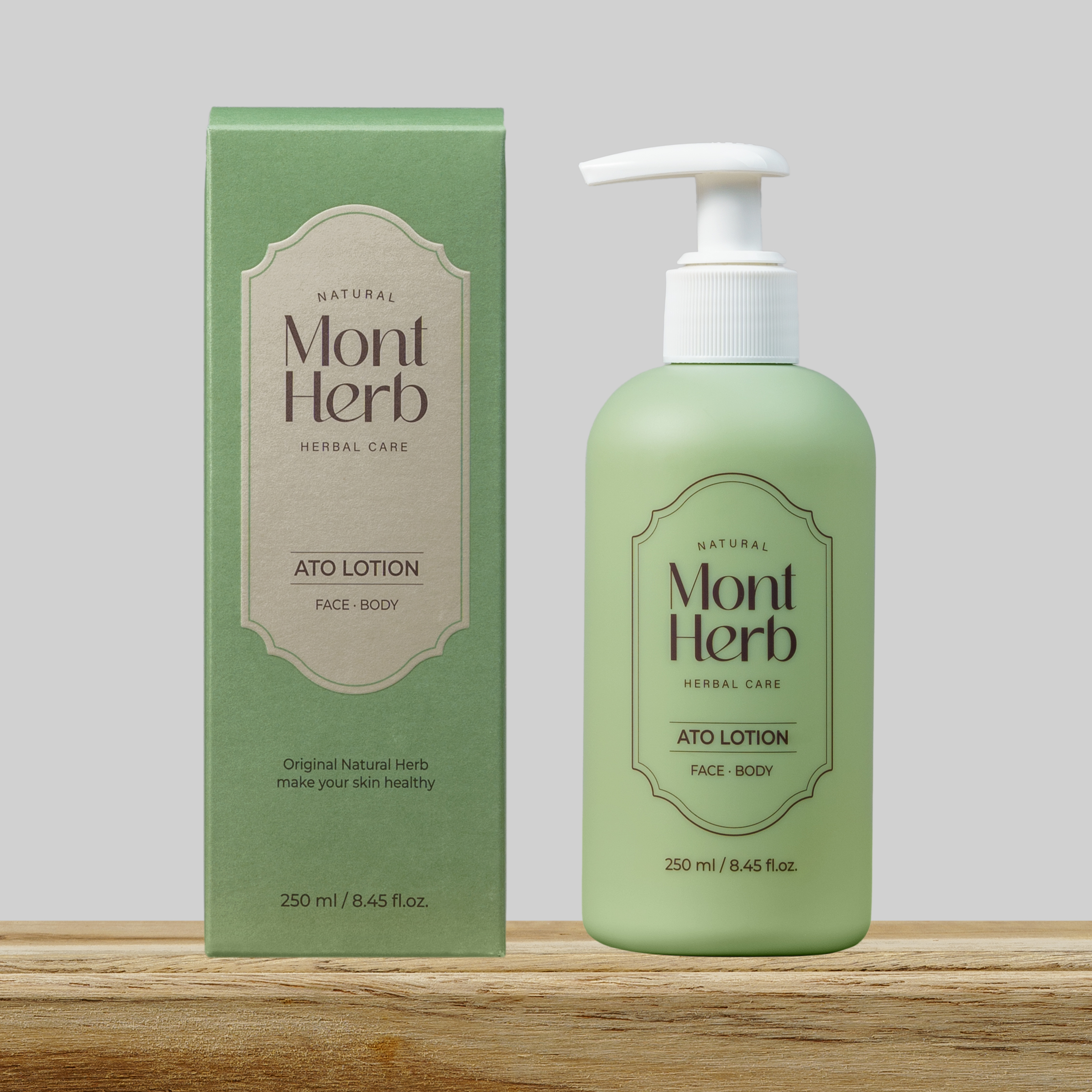 몽뜨허브 아토 천연 아기 로션 250ml + 250ml - 상세 이미지 2