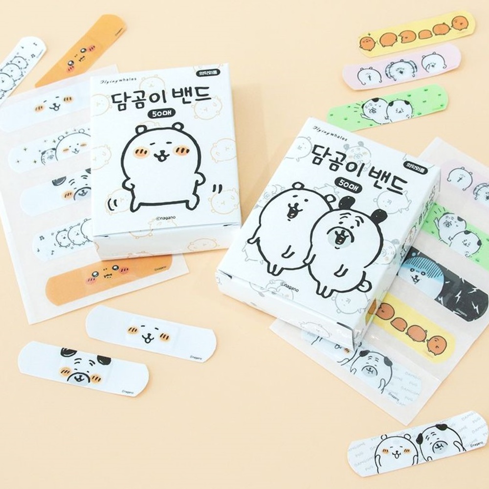 담곰이 캐릭터 상처 밴드 표준형 50매 어린이 키즈 유아 의료용 일회용 컬러 반창고 - 상세 이미지 2