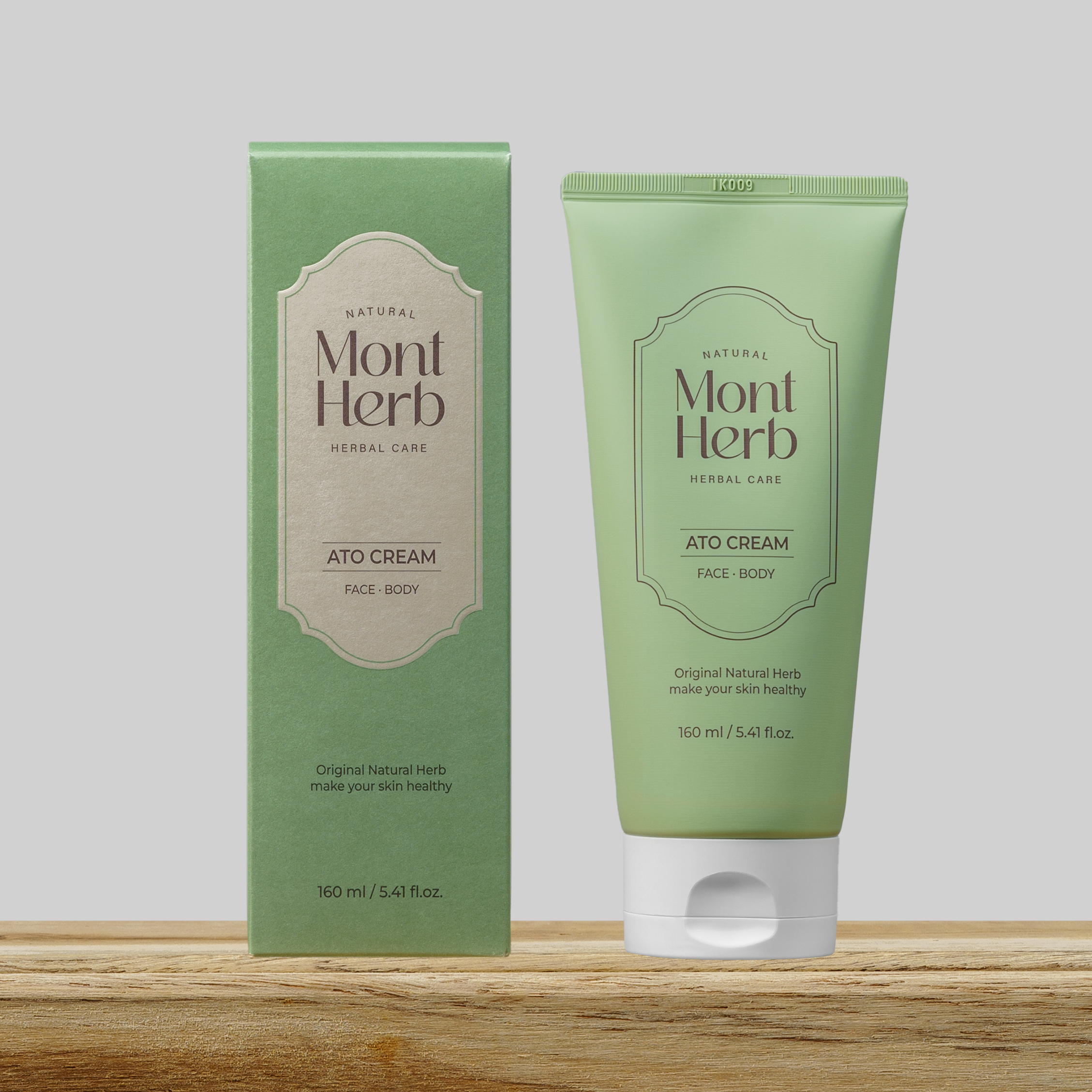 몽뜨허브 아토 크림 160ml + 160ml  신생아 초등 성인 속건조 트러블 고보습