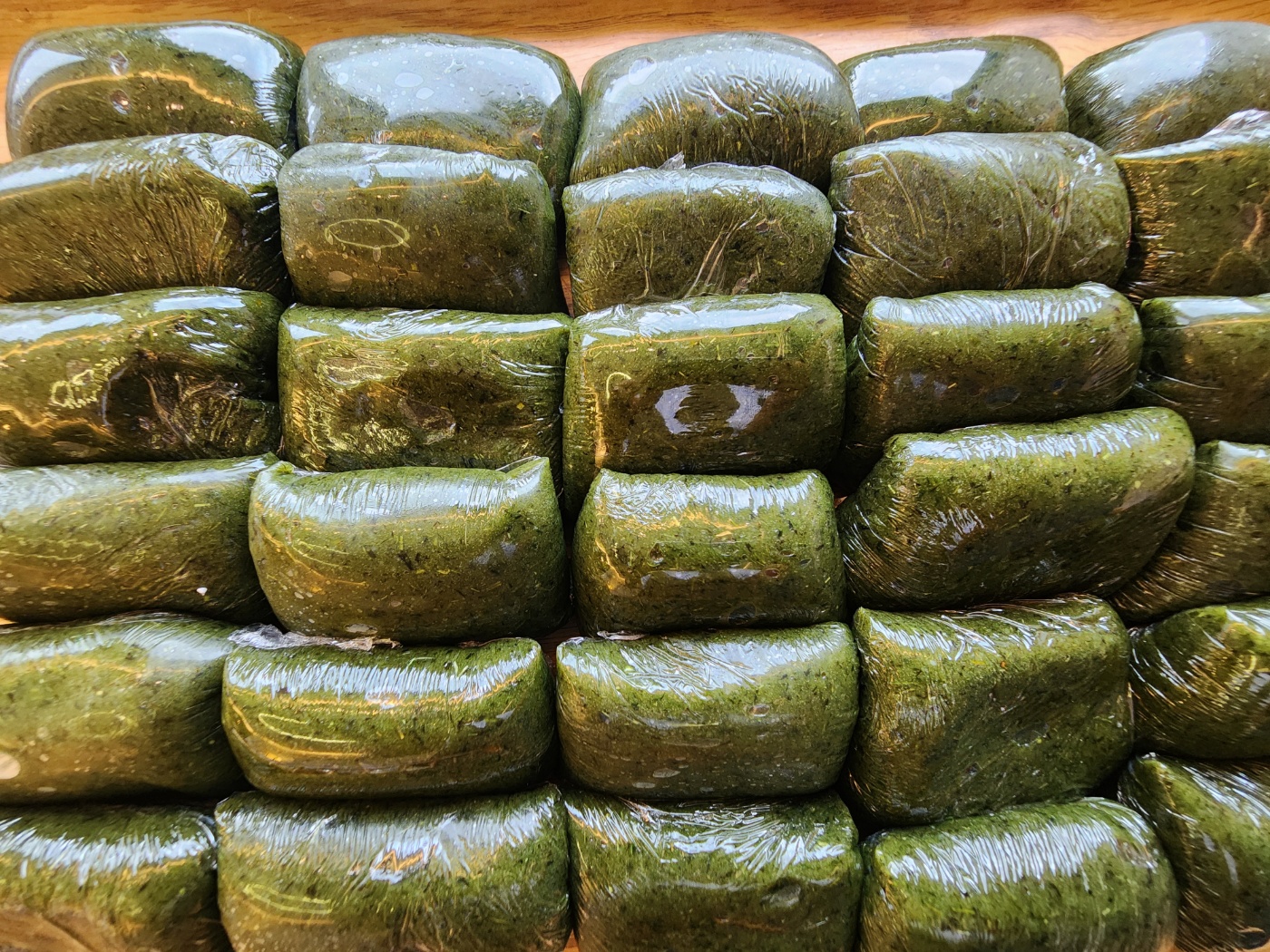 쑥떡 쑥 인절미 16개1.5kg 찰떡 찹쌀 떡 아침식사대용 답례 선물세트 콩고물 개별포장 - 상세 이미지 4