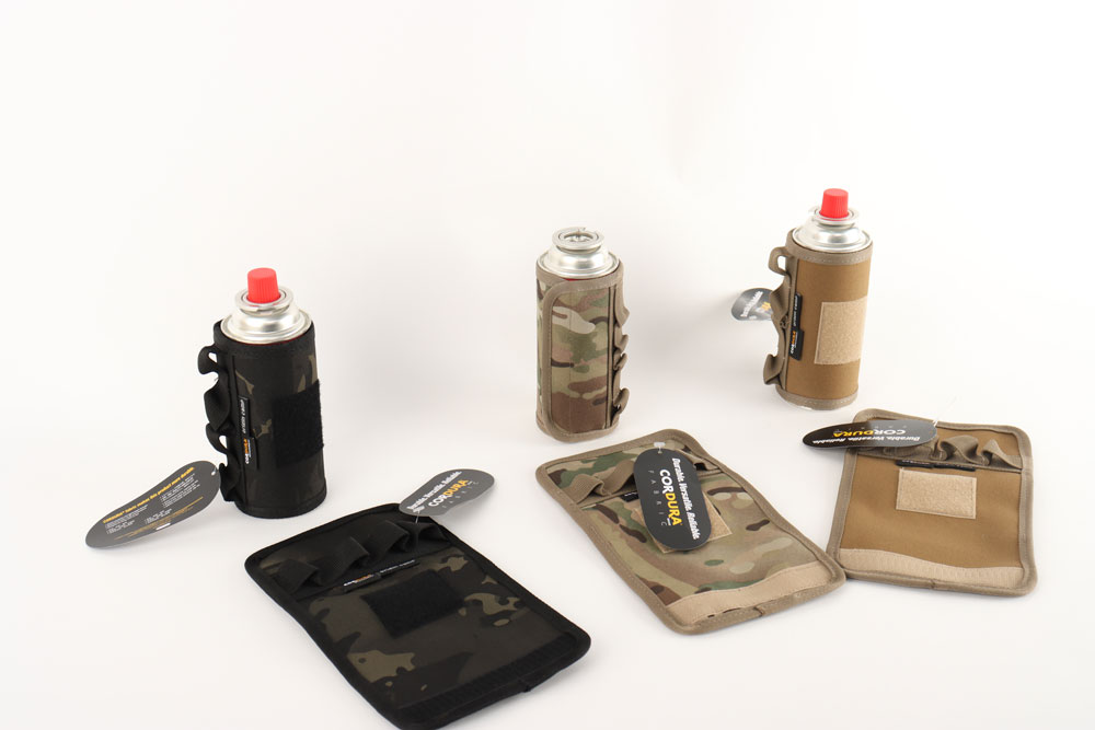 캠핑용 부탄가스 워머 커버 케이스 가스랜턴 코듀라 멀티카모 - 상품 이미지