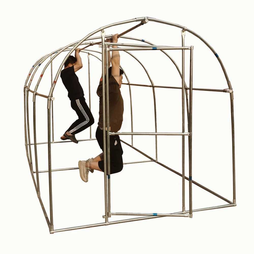 비닐하우스 파이프 조립 활대 덩굴 아치 연결봉 텃밭 2.5x2x2m - 상품 이미지