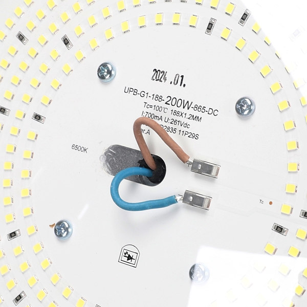 LED공장등 LED창고등 물류센터투광기 고천장등 DC 200W 6500K - 상세 이미지 2