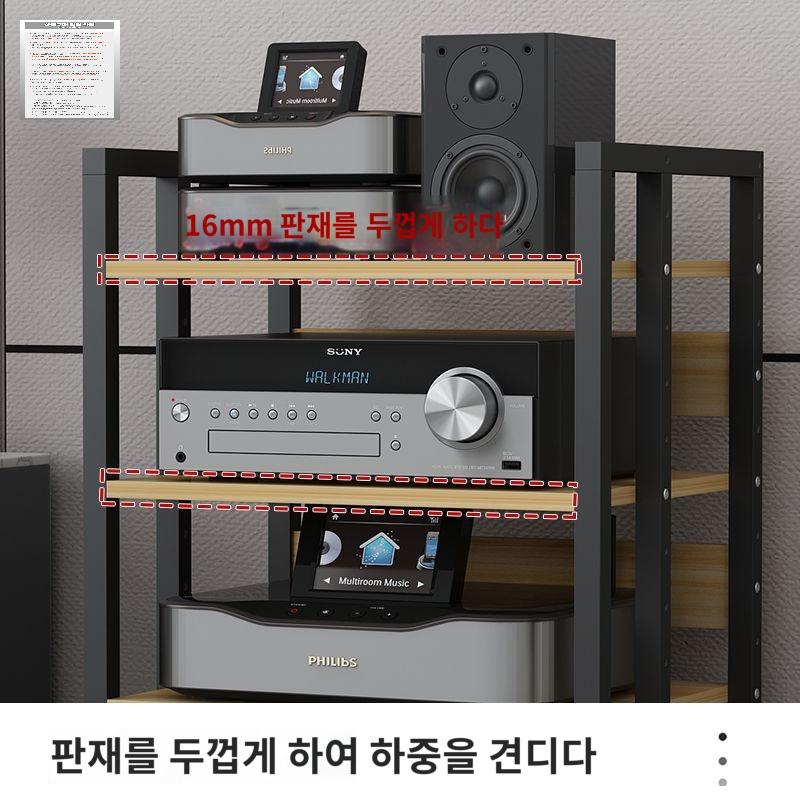 오디오 랙 선반 거치대 앰프 턴테이블 믹서 - 상세 이미지 3