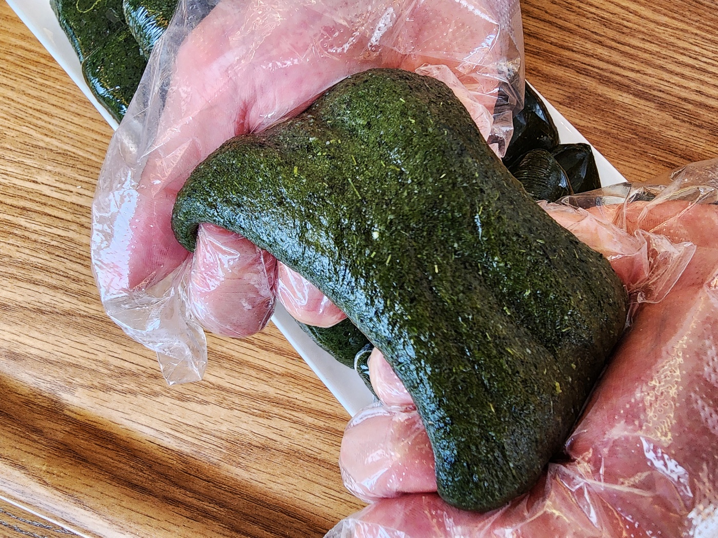 쑥떡 쑥 인절미 16개1.5kg 찰떡 찹쌀 떡 아침식사대용 답례 선물세트 콩고물 개별포장 - 상세 이미지 2