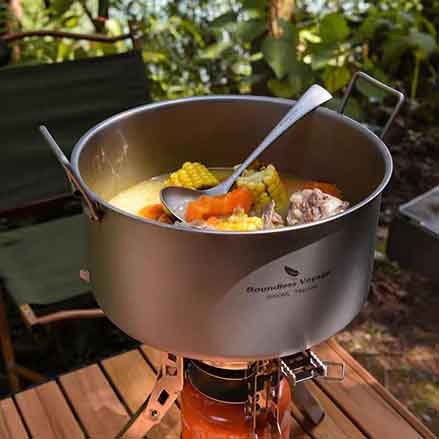 티타늄 코펠 식기 캠핑 A세트 키녹스 벨락 야연냄비