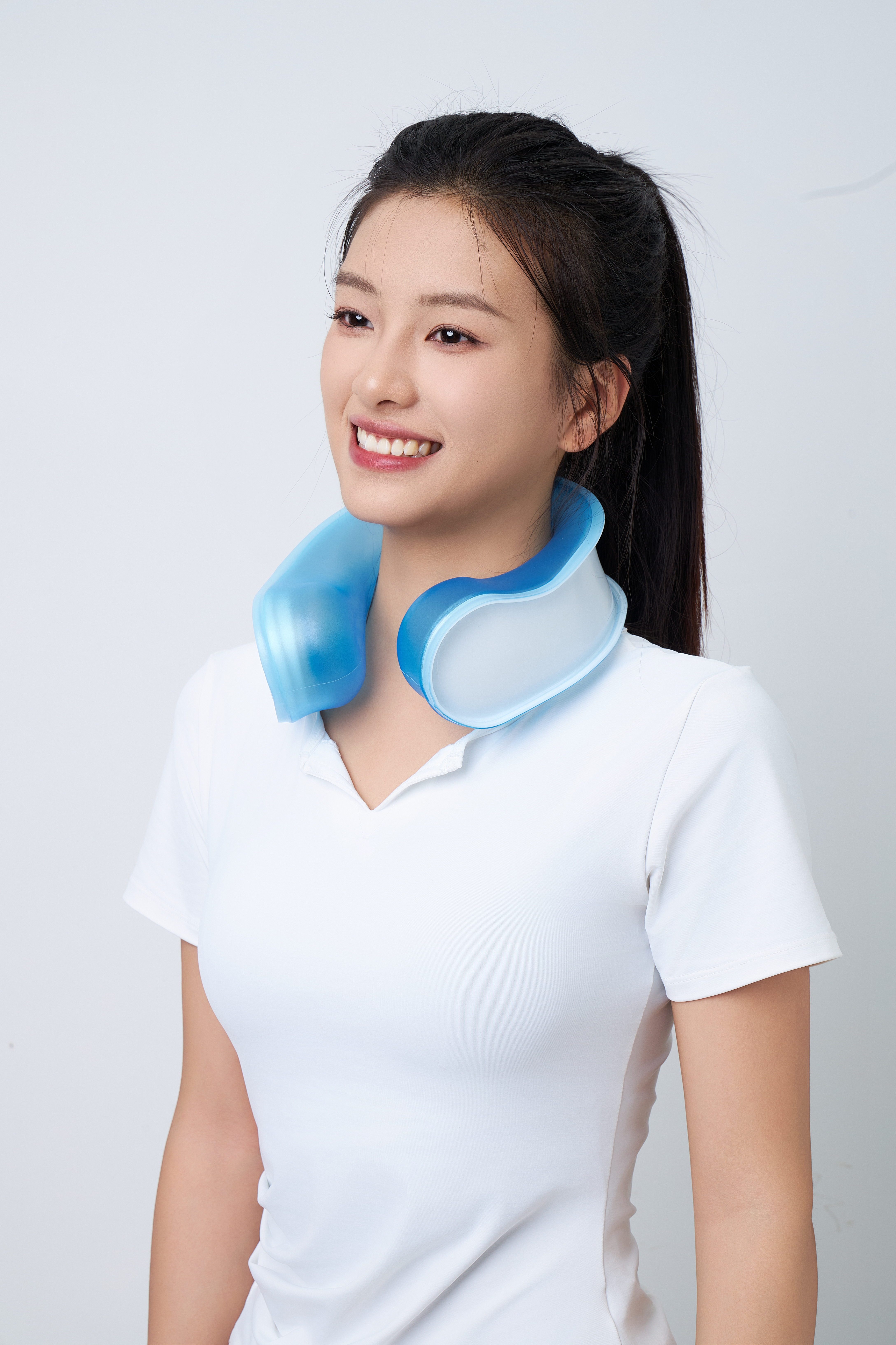 아오라 넥쿨러 쿨 스카프 아이스 넥밴드 쿨링 목도리 얼음 목걸이 골프 - 상세 이미지 2