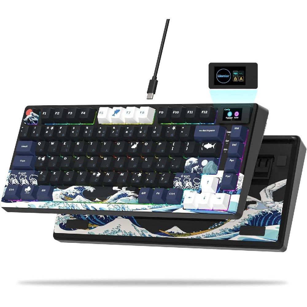 Womier S-K80 기계식 키보드 게임용 RGB - 메인 이미지