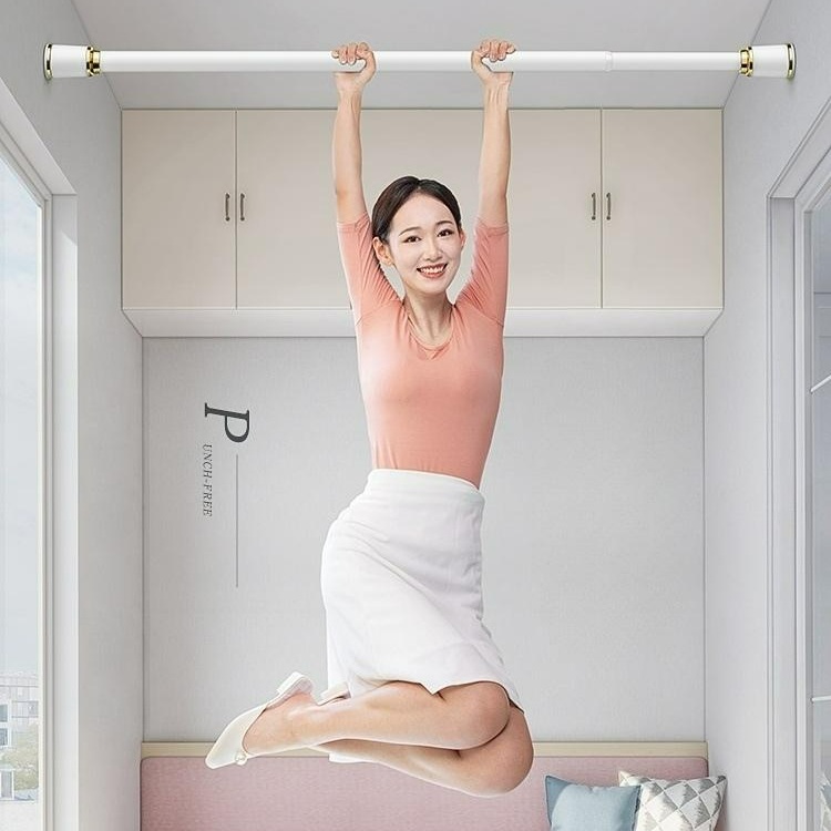 튼튼한 커튼 봉 핑크 금장 레일