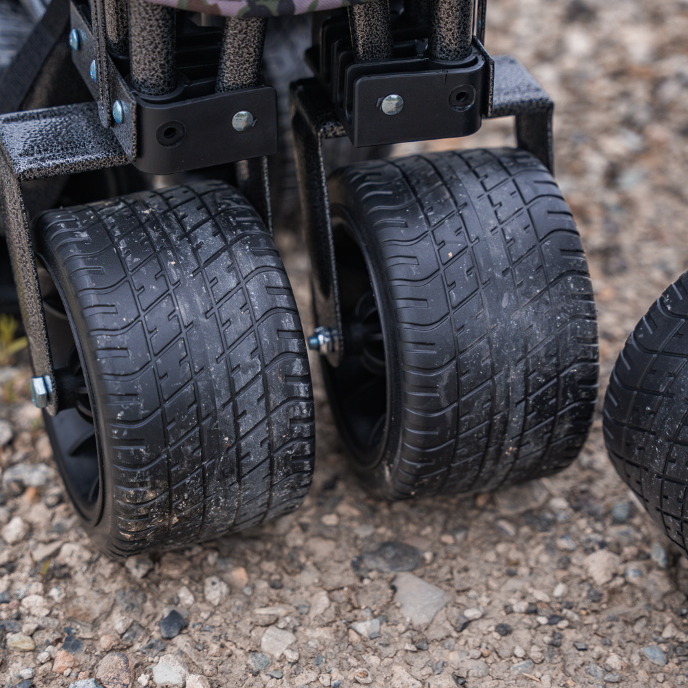 원스위크라이프 캠핑 접이식 폴딩 카트 왜건 뒷문 개방 오픈형 웨건 수레 카키