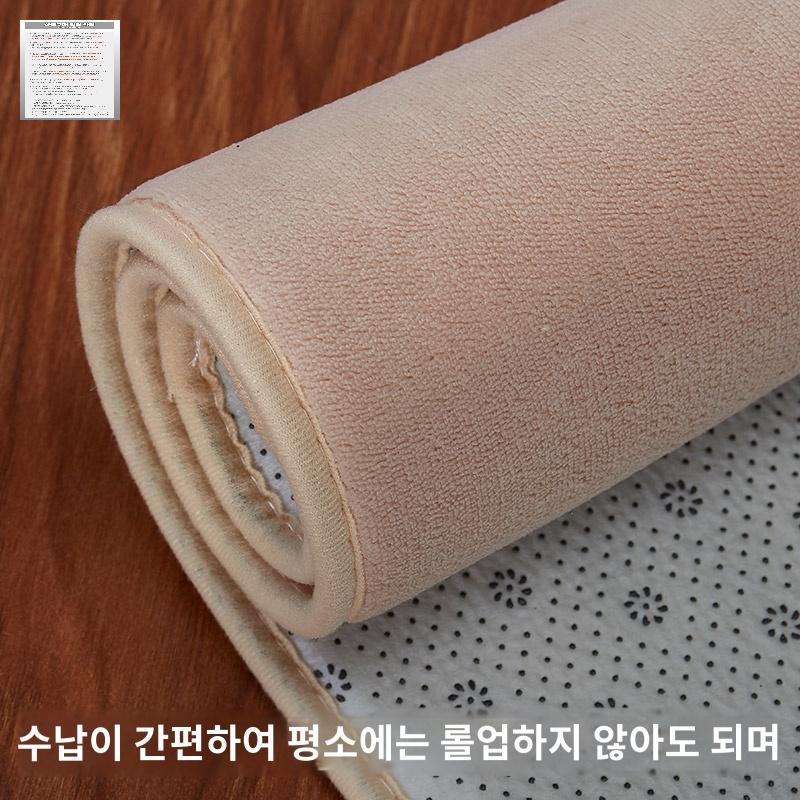 극세사 담요 거실카페트 먼지없는 수입카페트 러그 - 상세 이미지 4
