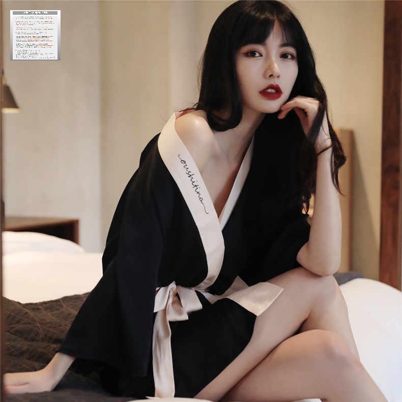 실크가운 호텔 잠옷 부티크 로브 슬립 골프샤워가운 여성 - 상품 이미지
