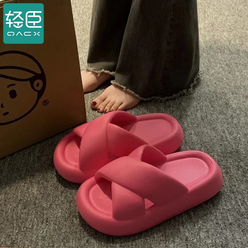 여름 플랫폼슬리퍼 통굽 두꺼운바닥 외출 슈퍼 현관 - 상세 이미지 2