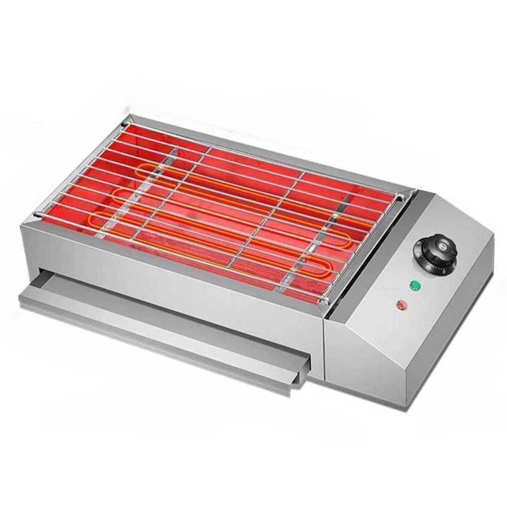 전기 바베큐 그릴 연기 먹는 그릴팬 해산물 고기 꼬치 2500W - 상세 이미지 2