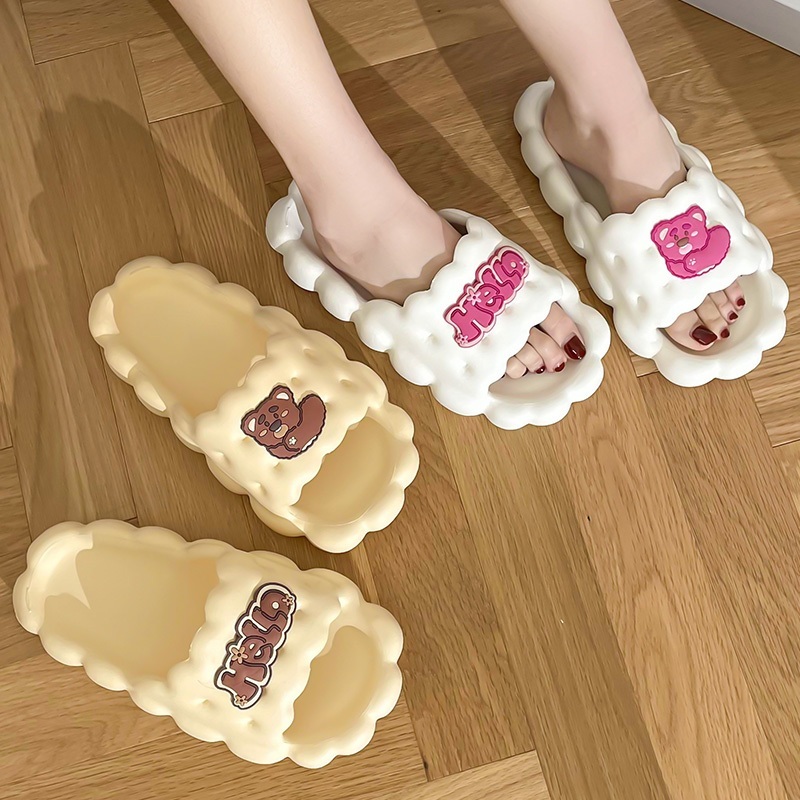 귀여운 통굽 사무실 슬리퍼 직장인 키높이 3CM - 상세 이미지 3