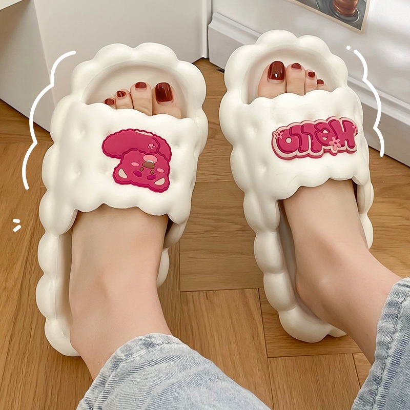 귀여운 통굽 사무실 슬리퍼 직장인 키높이 3CM - 상세 이미지 2