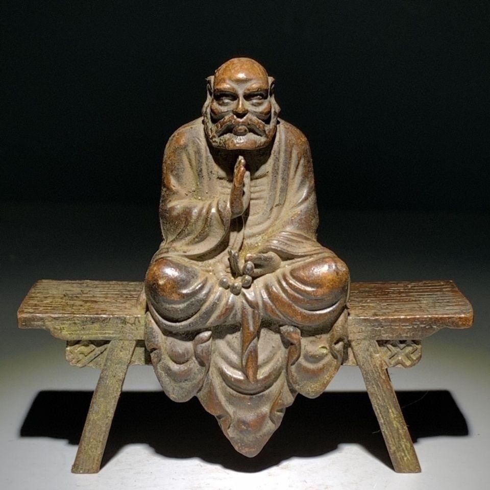 청동 불상 골동품 앤티크 장식품 - 상세 이미지 2