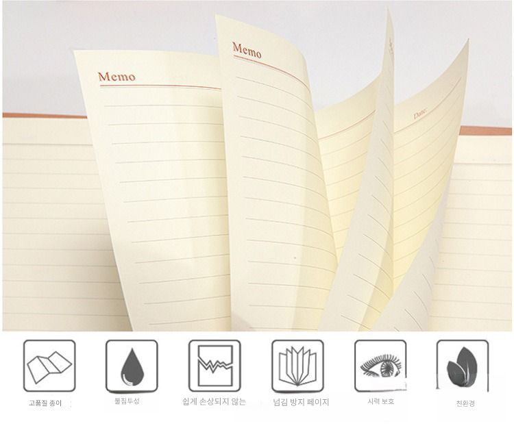 A5绑带金属扣活页本