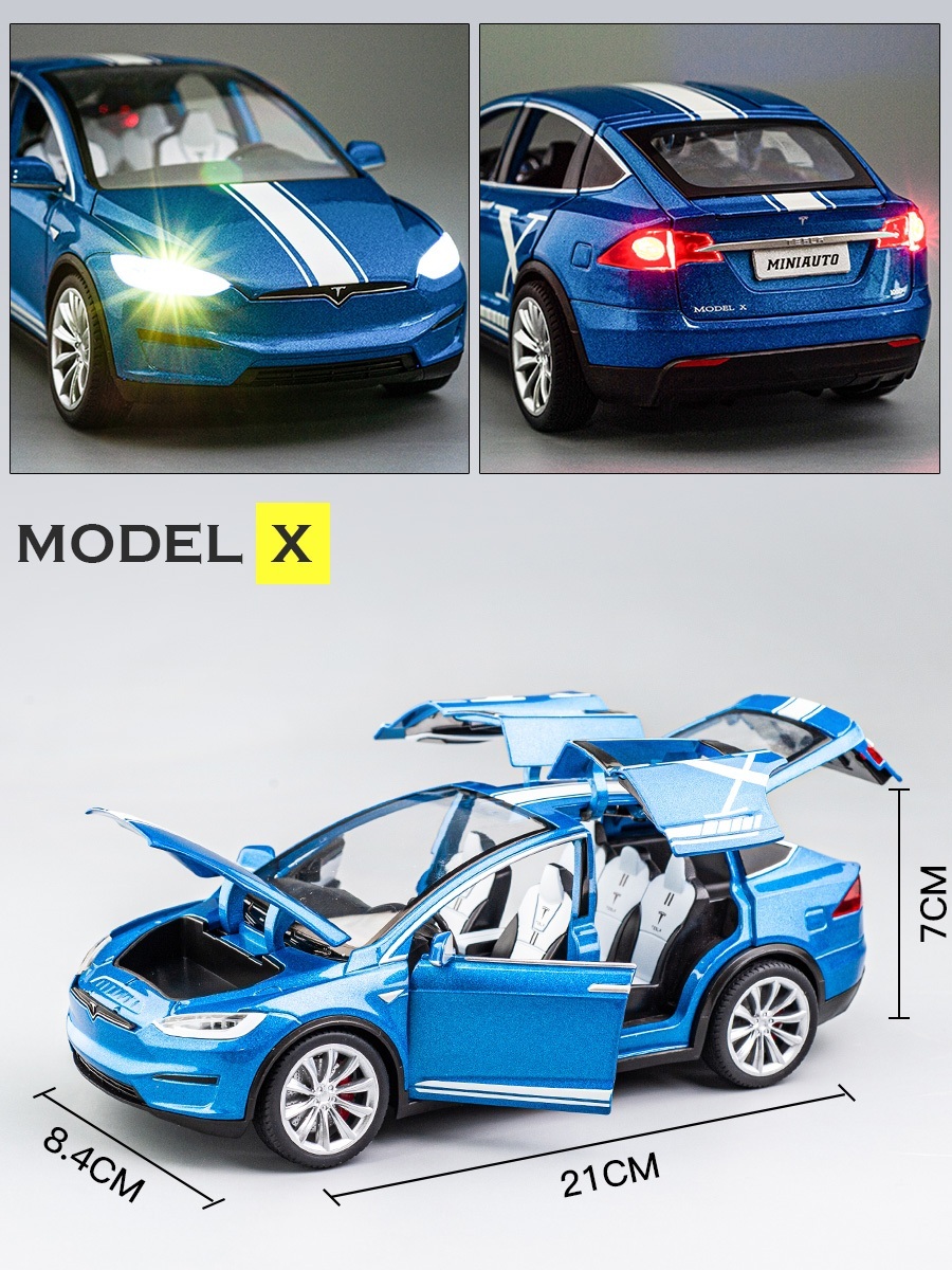 테슬라 모델X Tesla ModelX 금속 자동차 외제차 피규어 - 상세 이미지 4
