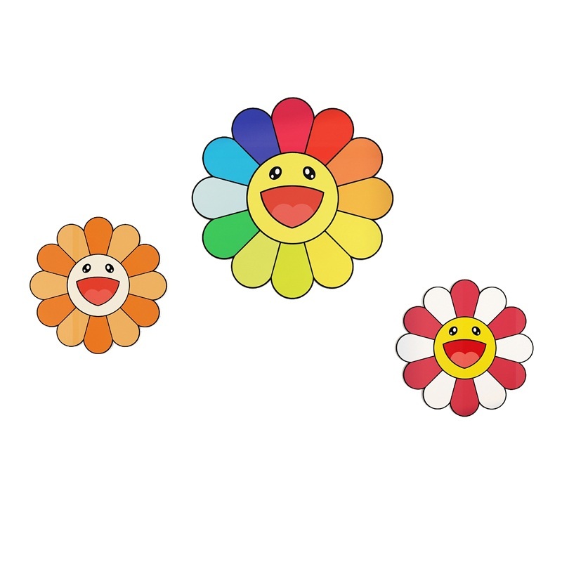 해바라기 스티커 현관 문 장식 - 상세 이미지 5