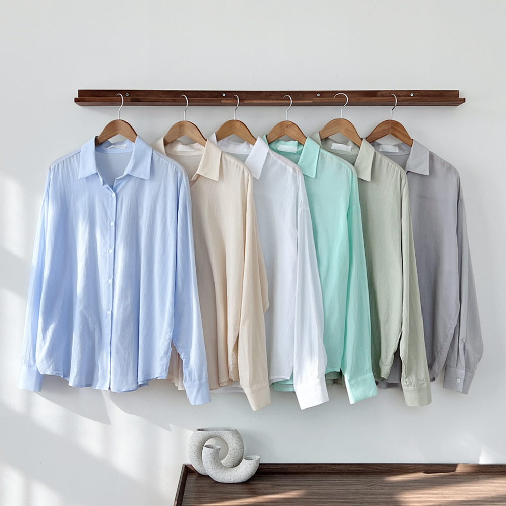 루즈핏 여성 린넨셔츠 리넨브라우스 아사면 긴팔 여자 여름셔츠 여름블라우스 우먼 썸머남방