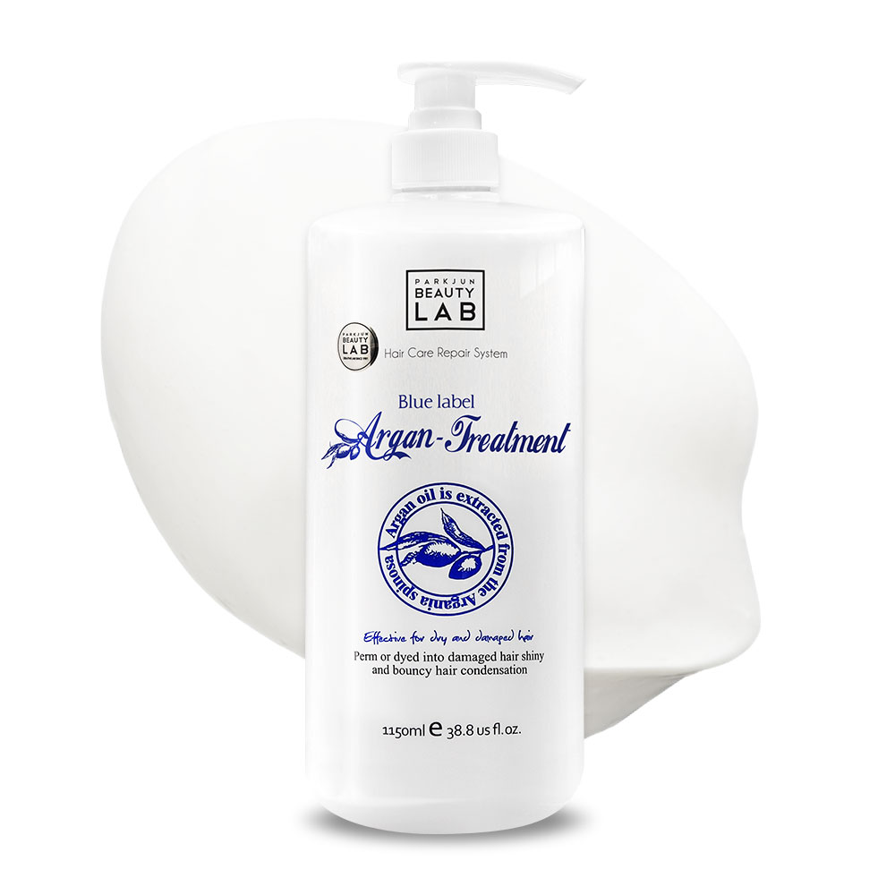 박준뷰티랩 블루라벨 아르간 트리트먼트 1150ml 미용실 극손상모 대용량 이미지 6