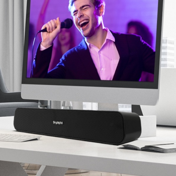 책상 게임용 PC용 데스크탑 스피커 게이밍사운드바 컴퓨터용 스피커