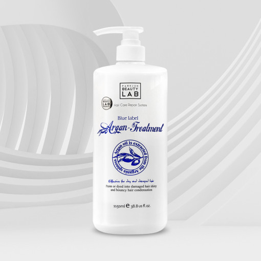 박준뷰티랩 블루라벨 아르간 트리트먼트 1150ml 미용실 극손상모 대용량 이미지 8