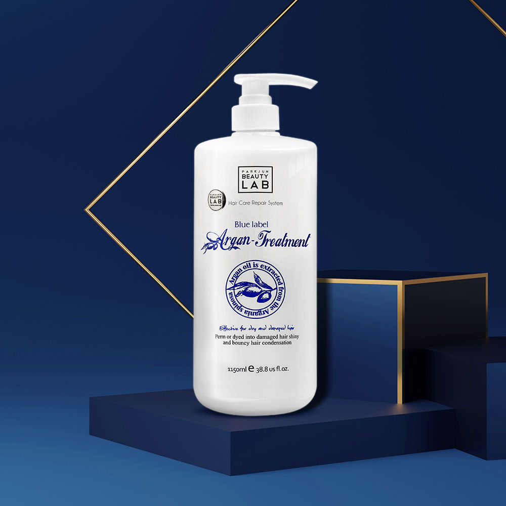 박준뷰티랩 블루라벨 아르간 트리트먼트 1150ml 미용실 극손상모 대용량 이미지 7