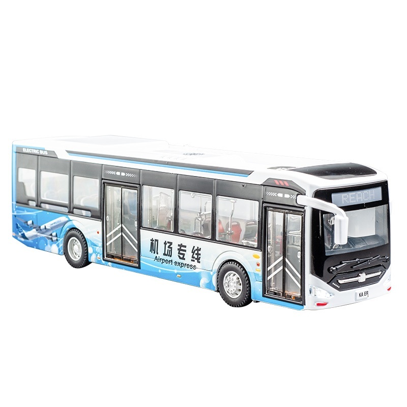 버스 다이캐스트 공항 합금 피규어 차량 자동차 - 상세 이미지 5