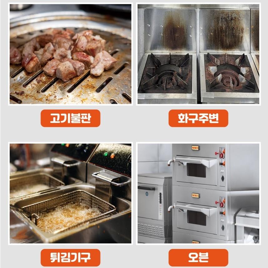 영업용 세제 주방 식당 후드 청소 약품 세제 - 상세 이미지 5