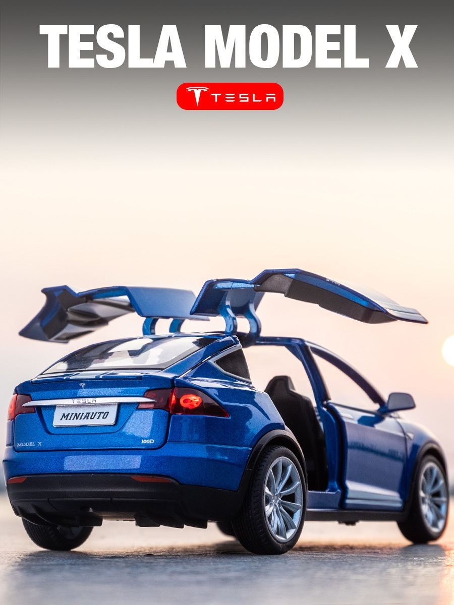 테슬라 모델X Tesla ModelX 금속 자동차 외제차 피규어 - 상세 이미지 2