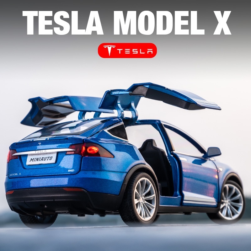 테슬라 모델X Tesla ModelX 금속 자동차 외제차 피규어 - 상품 이미지